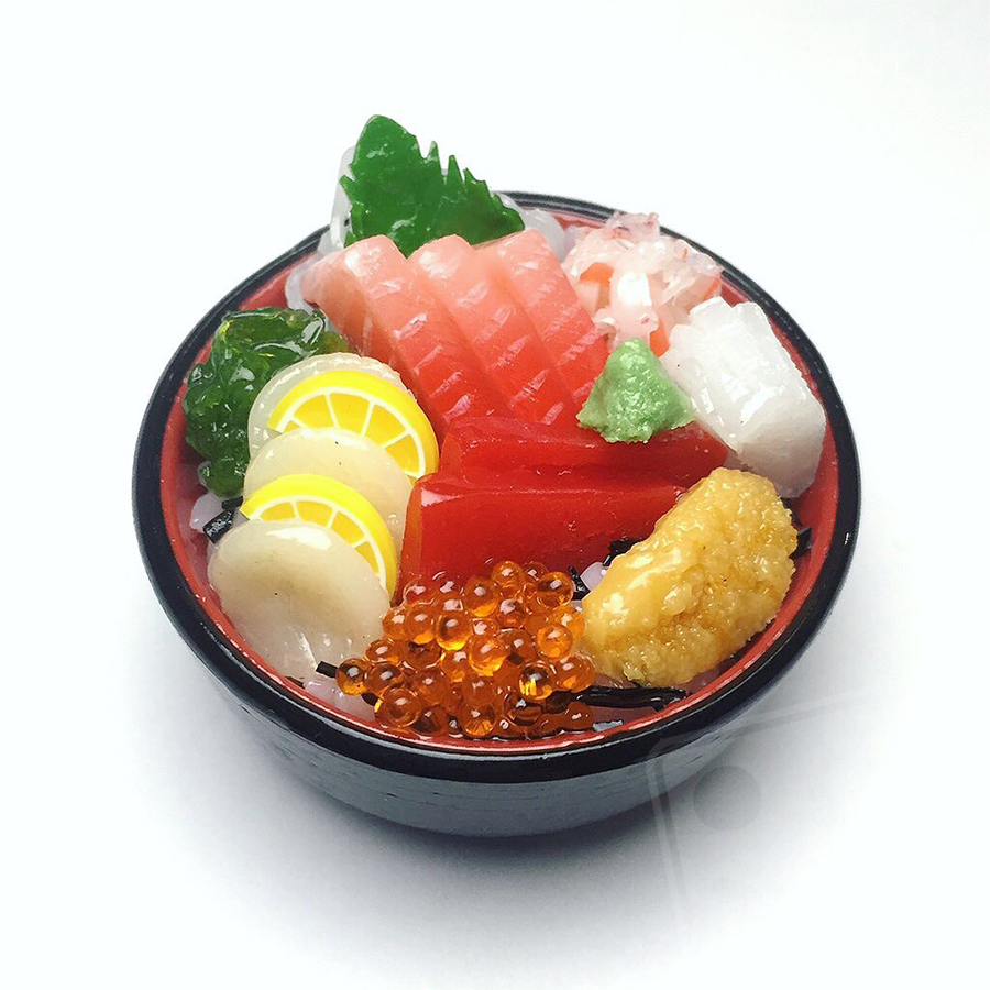 トラスト 末武サンプル 食品サンプルキーホルダー 海鮮丼 k-15563