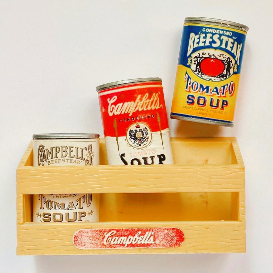 米ARJON社のキャンベルスープ缶ラックのマグネット Campbell's soup