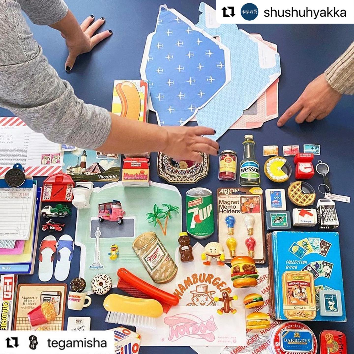 今夜20時より、マグネットコレクション持参で手紙舎様のYouTubeライブに参加します!
#Repost @shushuhyakka
・・・
#収集百貨参加イベント
本日9月1日(水) 20時より、手紙社様「月刊手紙舎オンラインミーティング」に収集百貨メンバーが出演します!
YouTubeで「収集百貨」で検索いただくか、手紙舎様公式サイトよりアクセスください。
リアルタイムでみなさまからのご質問にお答えします。
ぜひコメント欄でご参加ください♪
#Repost @tegamisha
・・・
【9/1(水)20:00〜「月刊手紙舎」オンラインミーティング紹介:収集百貨】
今年、雑誌やテレビなど様々なメディアで話題となっているZINE『収集百貨』。紙ものや小さなマグネットなど、雑貨好きのハートに直撃するようなコレクションを引っ提げて、『収集百貨』制作メンバー(@shushuhyakka)が集結! 企画の裏話や、それぞれが得意分野とするコレクションの話、今後の制作予定など気になる情報をたっぷりお届けします。
◎参加方法
YouTubeにてどなたでもご視聴いただけます。
▶︎詳細はプロフィール「@tegamisha」のリンクより公式サイトへ!
※「手紙社の部員」先行販売期間中は部員の方のみアクセスできます。
ーーーーー
【「月刊手紙舎」2021年9月号 概要】
▽開設期間(ショッピング可能な期間)
9月1日(水)12:00〜7日(火)24:00
※「手紙社の部員」先行販売日は8月31日(火)10:00〜24:00
◎9月号巻頭特集「紙博」
▽9月号の6大特集はこちら
1)マッチ箱大の芸術「ブローチ博」
2)みんなで味わいたい、名店の珈琲セット
3)2022年を先取り! イチ押しカレンダー 第1弾
4)初めてでも楽しめるガラスペンとインク
5)八ヶ岳からのドライフラワーギフト
6)月刊手紙舎限定アイテム&限定BOX
▶︎「手紙社の部員」について詳しくは、手紙社公式Webサイト→「手紙社の部員について」をチェック!
#手紙社#手紙舎#月刊手紙舎#オンラインイベント#紙博#紙もの#紙好き#紙博#ブローチ#刺繍#カレンダー#インク#花のある暮らし#tegamisha#paper#stationaryaddict#収集百貨#溜めっこどうぶつ#溜めっこどうぶつ収集百貨