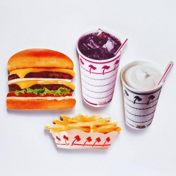 アメリカのハンバーガーチェーン「In-N-Out Burger」のダイカットマグネット